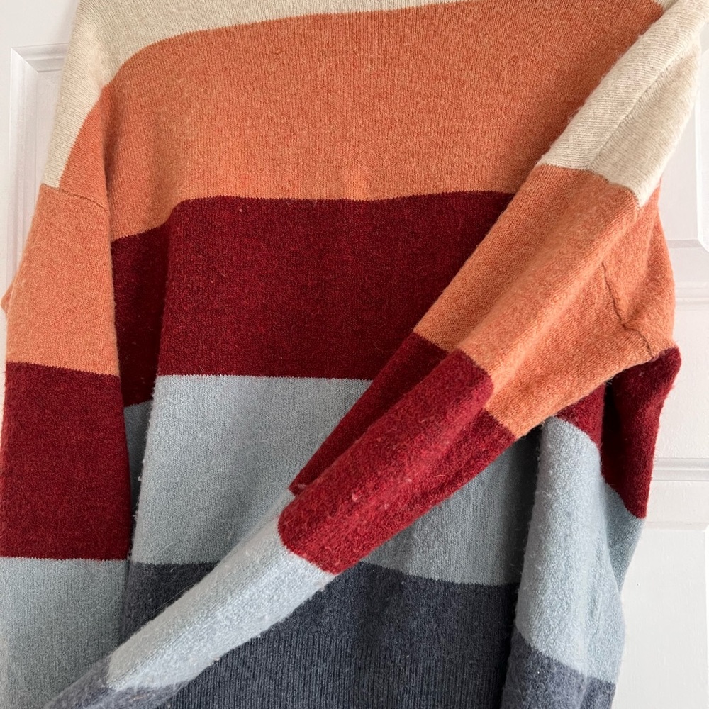 Madewell Multi Color Block Crewneck Sweater - image 4